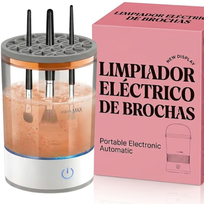 BrushWash™ - Limpiador Eléctrico de Brochas de Maquillaje
